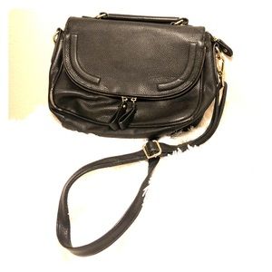 Black *leather cross body